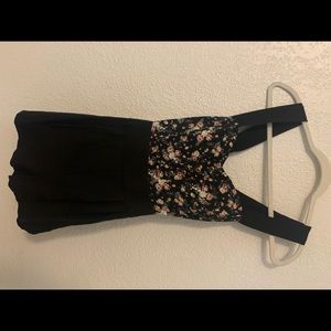Papaya floral romper